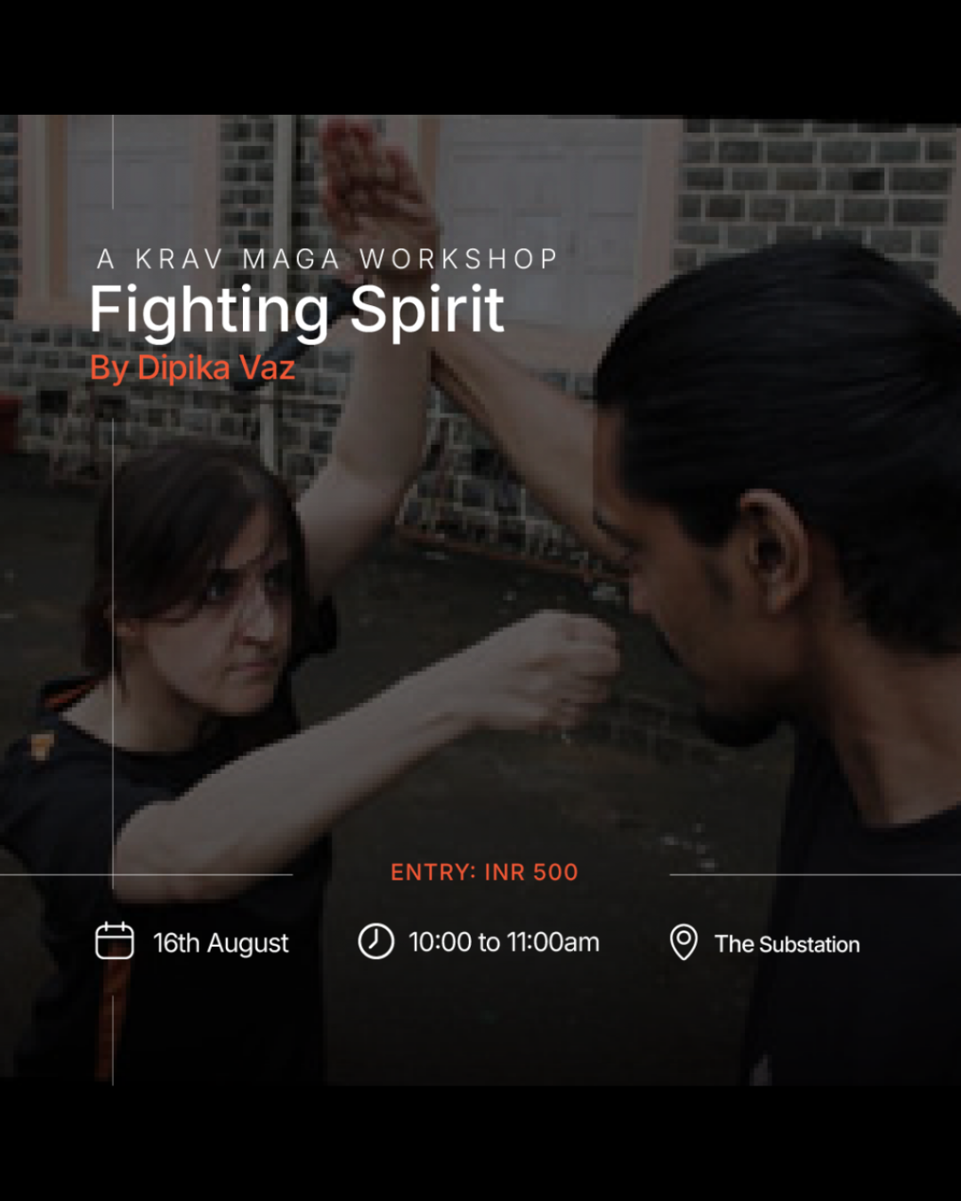 Fighting Spirit | A Krav Maga Workshop By Dipika Vaz