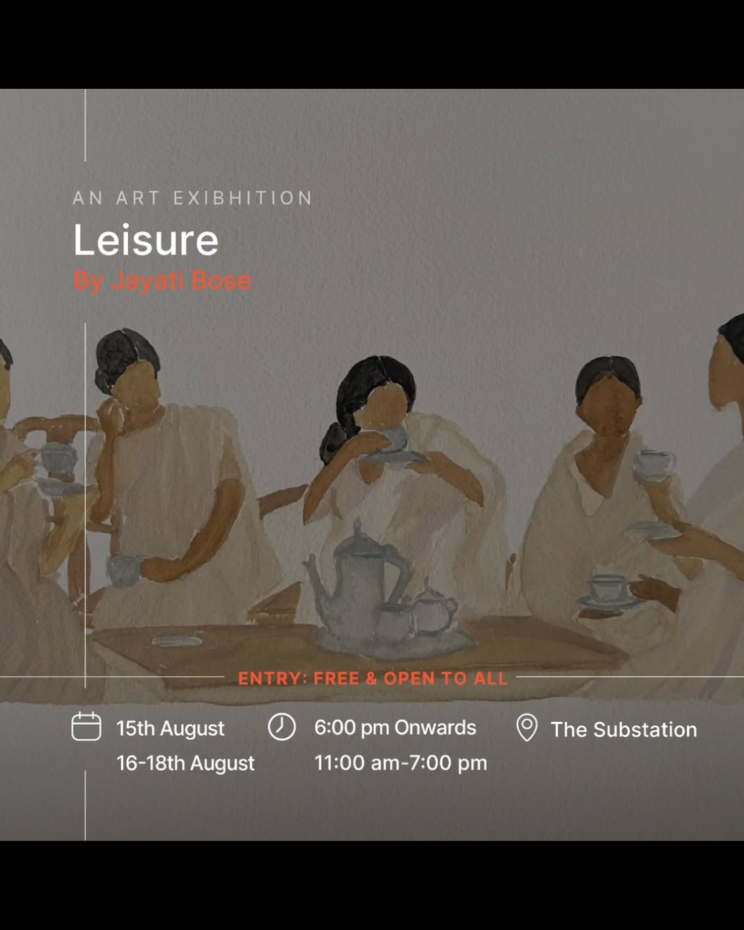 Leisure | Art Exhibition by Jayati Bose